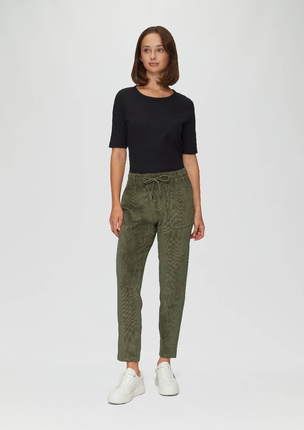 s.Oliver Fließende Jogpants aus Feincord Outlet