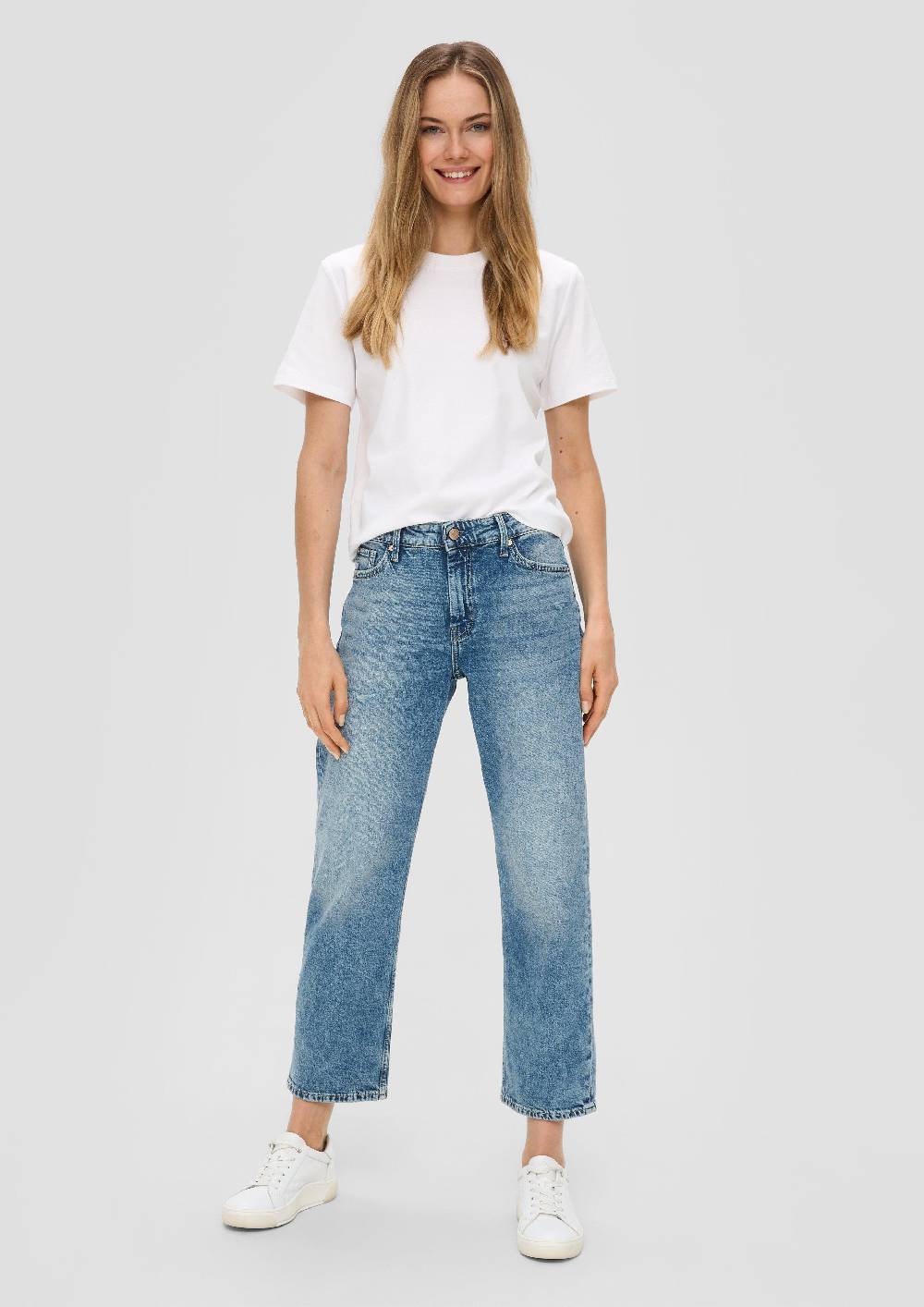s.Oliver Jeans Karolin / Regular Fit / Mid Rise / Straight Leg Schlussverkauf