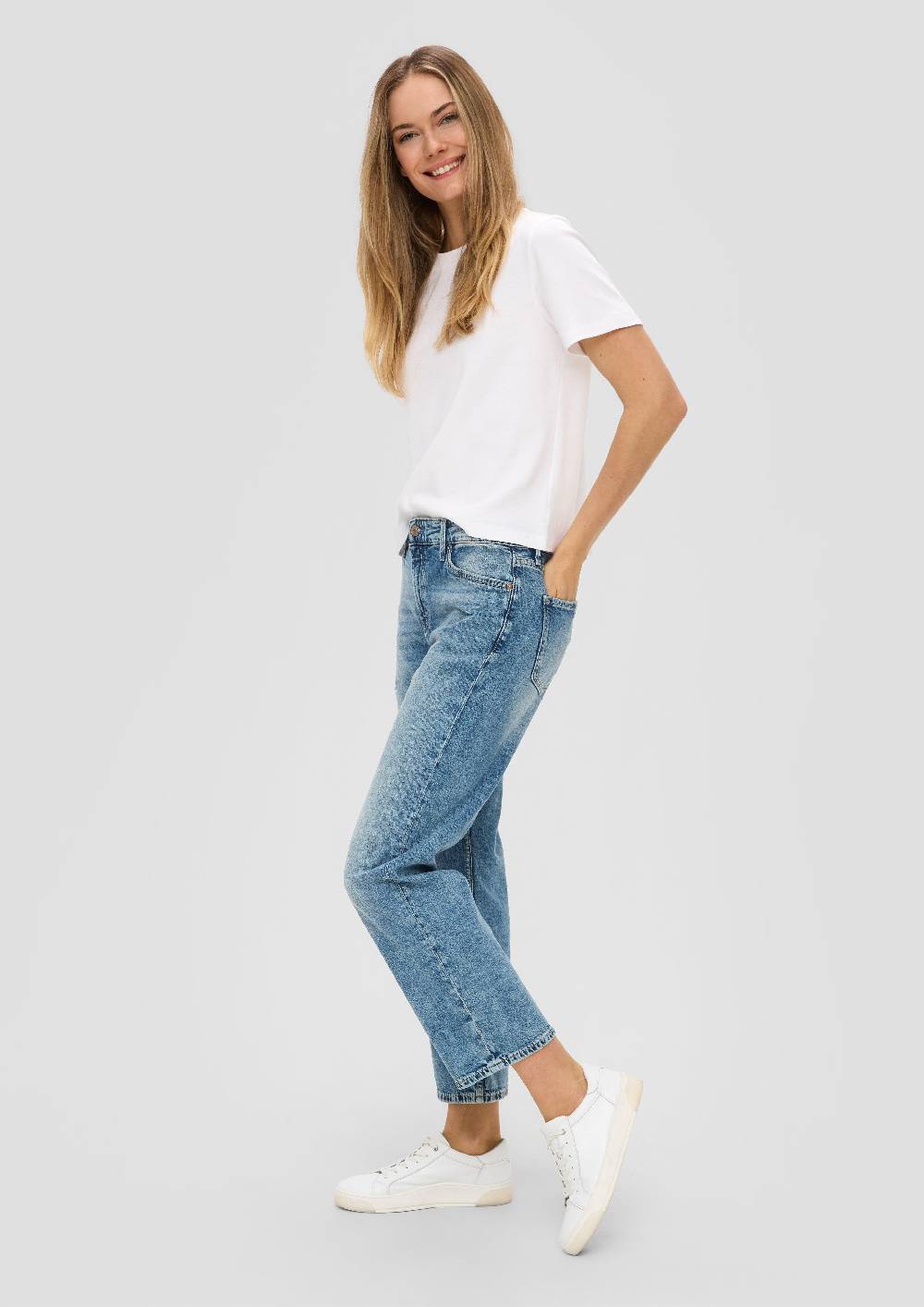 s.Oliver Jeans Karolin / Regular Fit / Mid Rise / Straight Leg Schlussverkauf