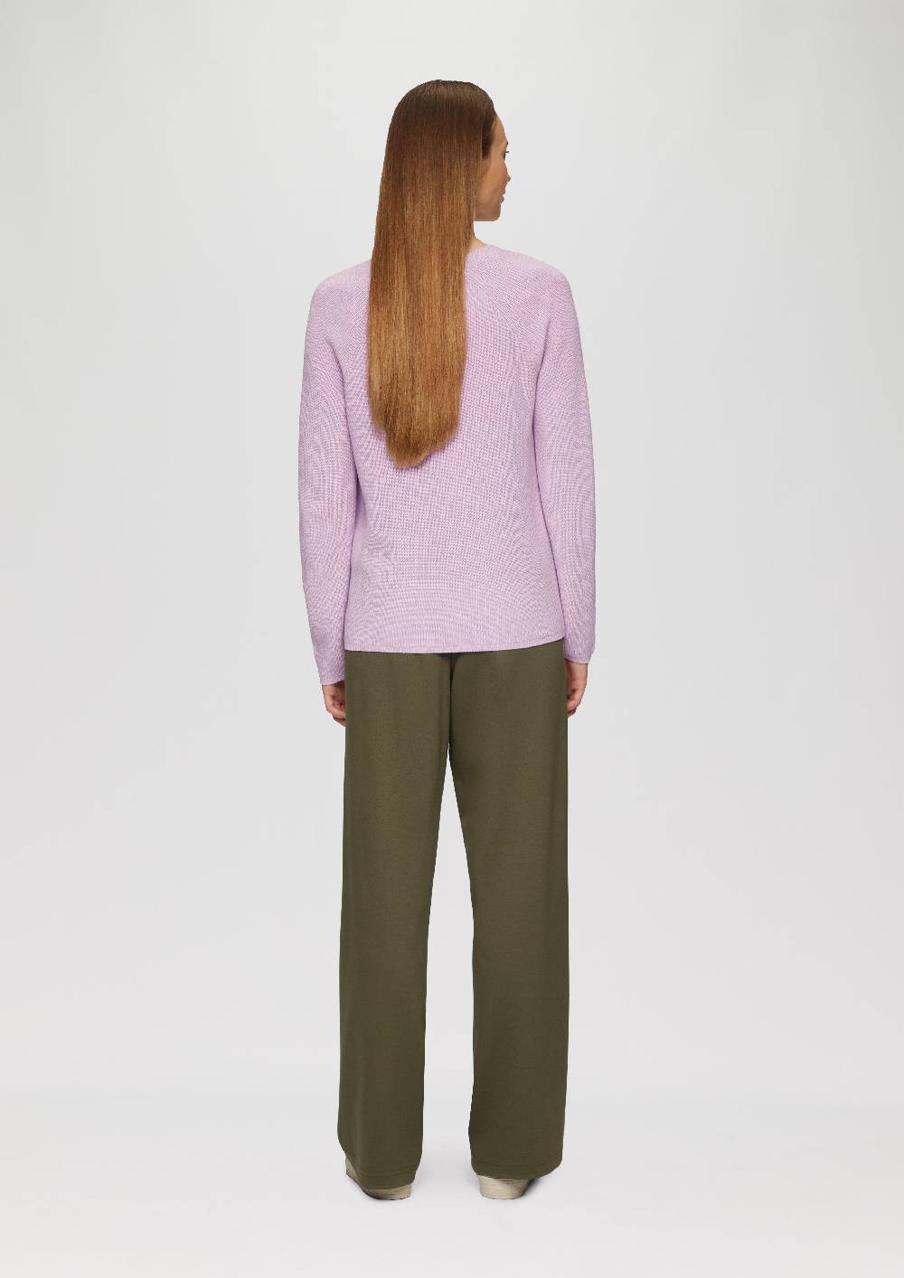 s.Oliver Strickpullover mit V-Ausschnitt und Raglan-Ärmeln Fabrikverkauf