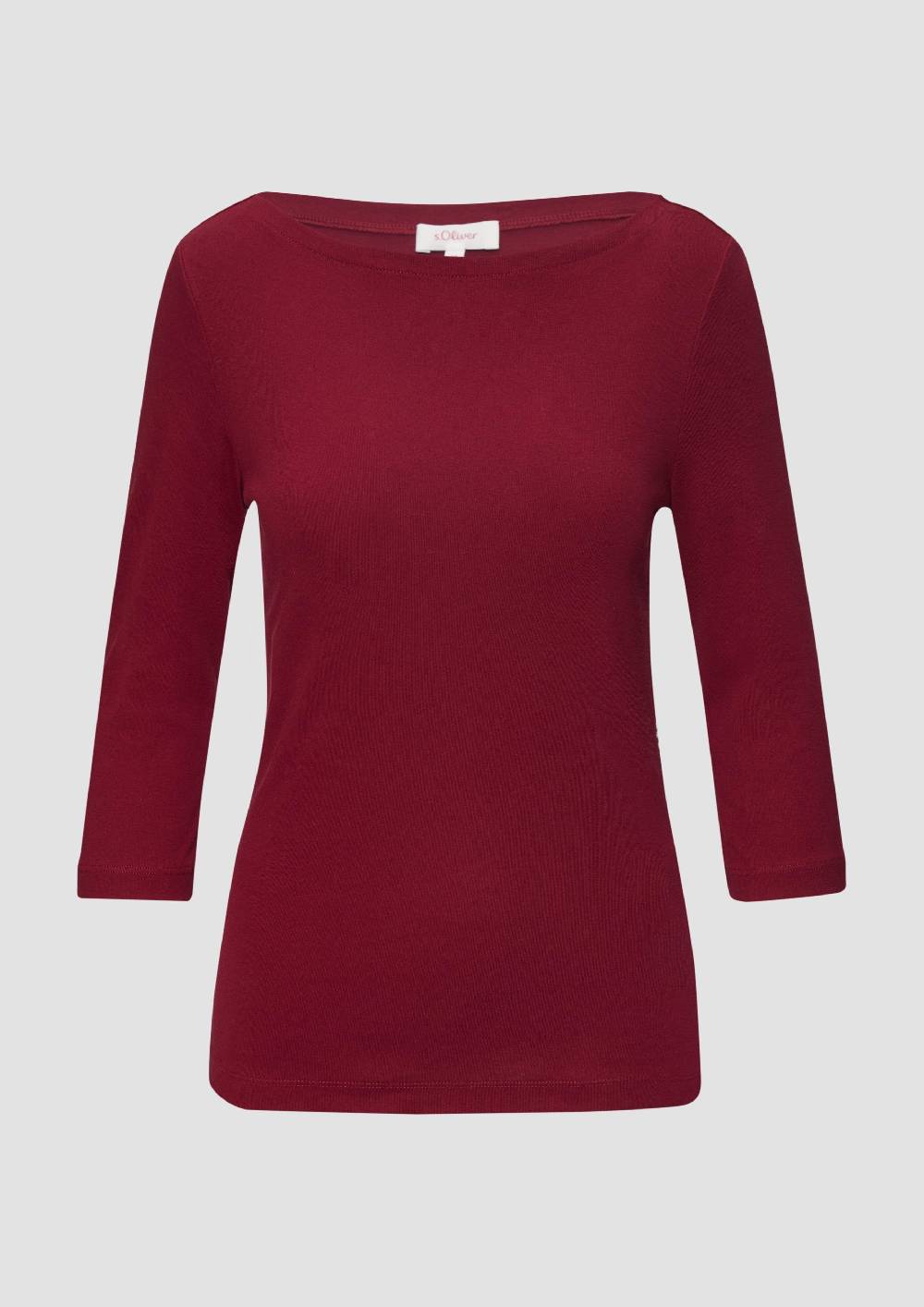 s.Oliver T-Shirt mit 3/4-Arm und U-Boot Ausschnitt Flash Sale