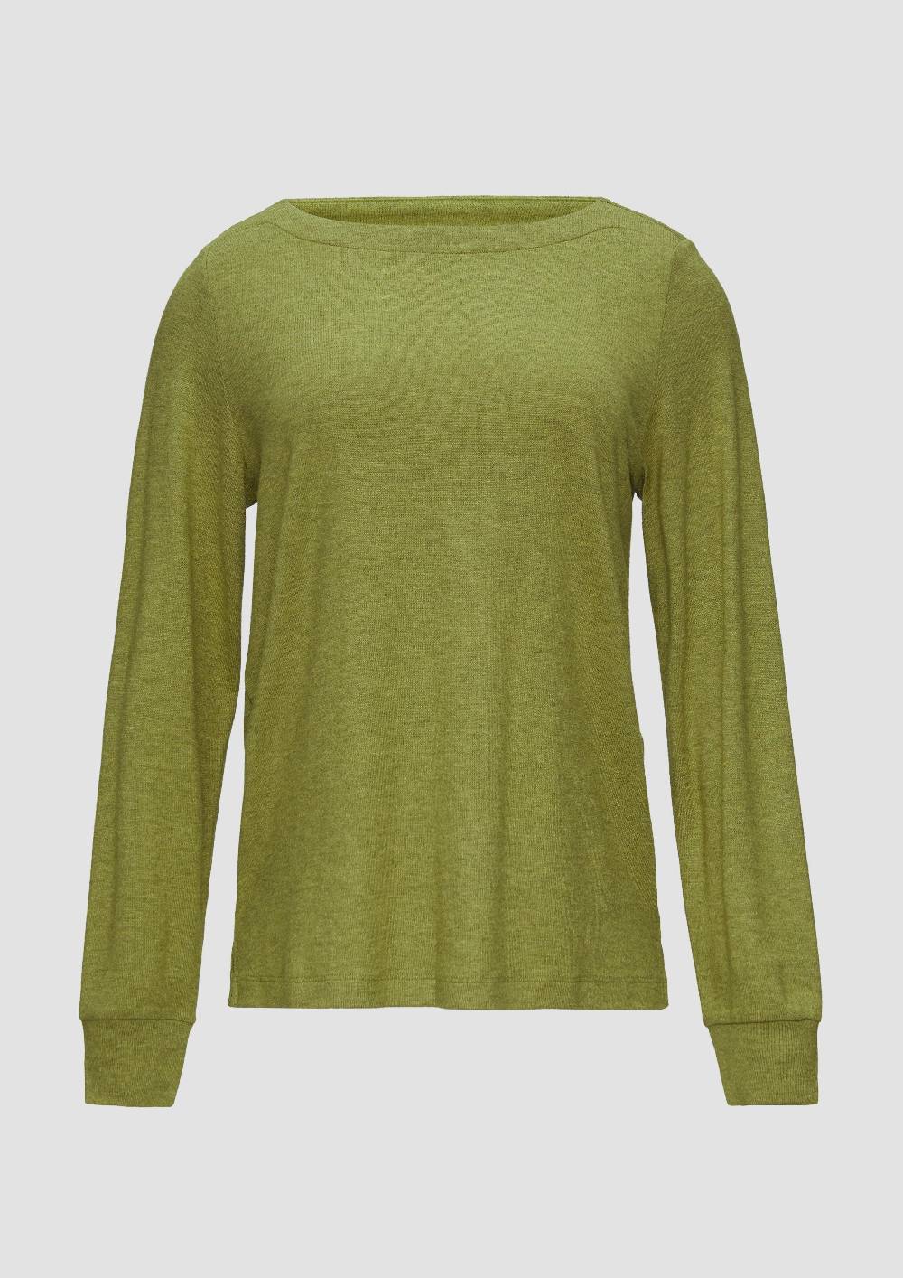 s.Oliver Weicher Longsleeve aus Jerseystrick Black Friday