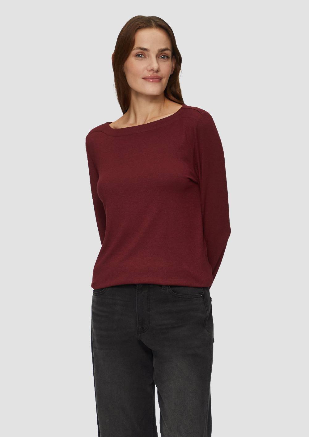 s.Oliver Weicher Longsleeve aus Jerseystrick Cyber Monday