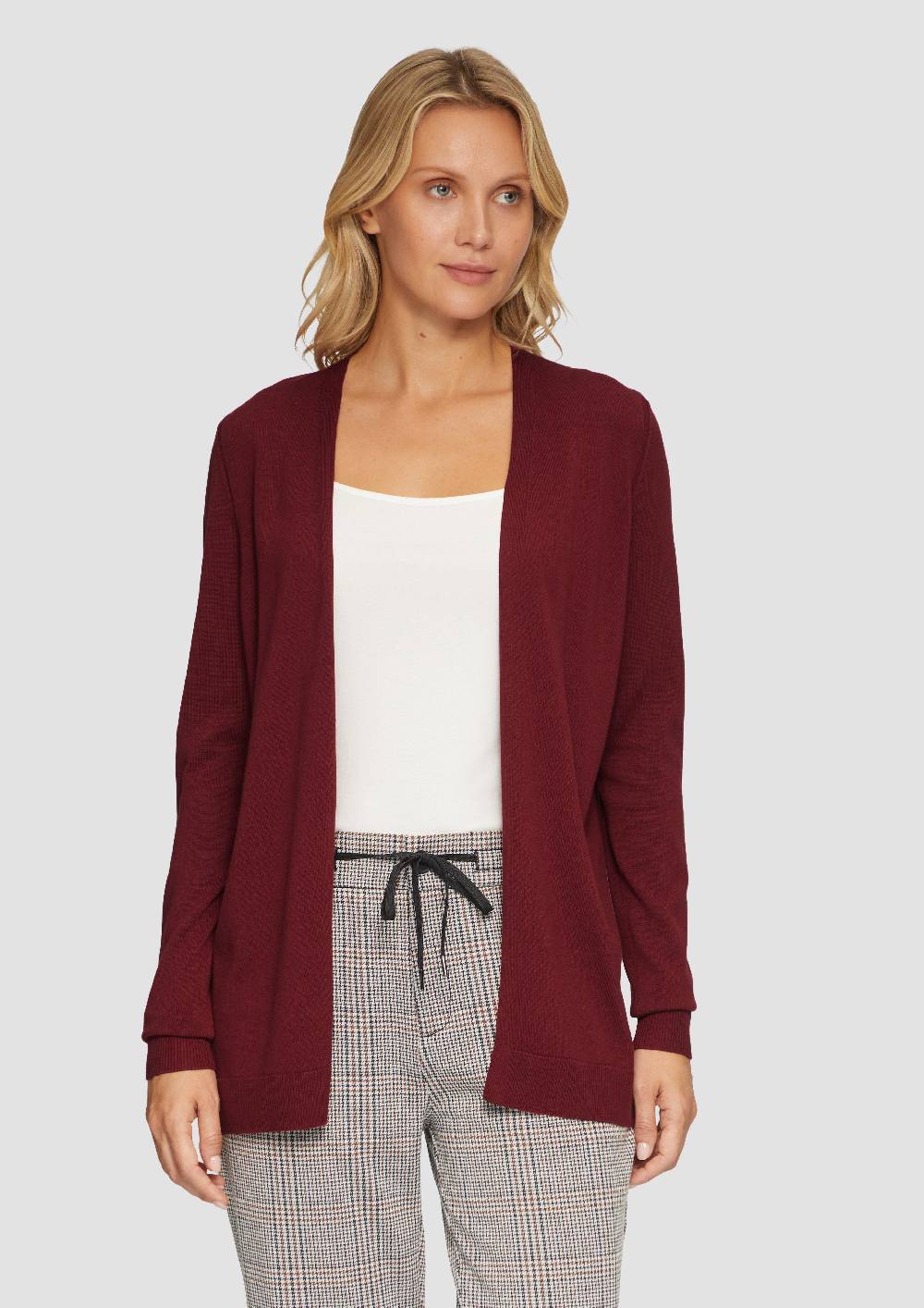 s.Oliver Cardigan aus Viskose-Baumwollmix Weihnachtsangebot