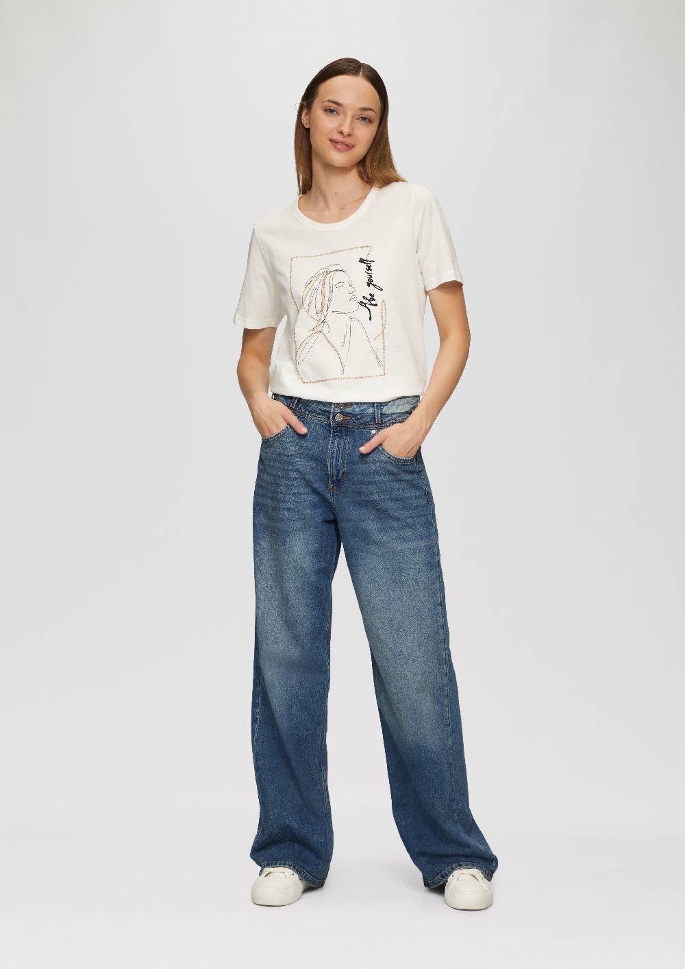 s.Oliver Jeans Suri / Regular Fit / High Rise / Wide Leg Osterangebot