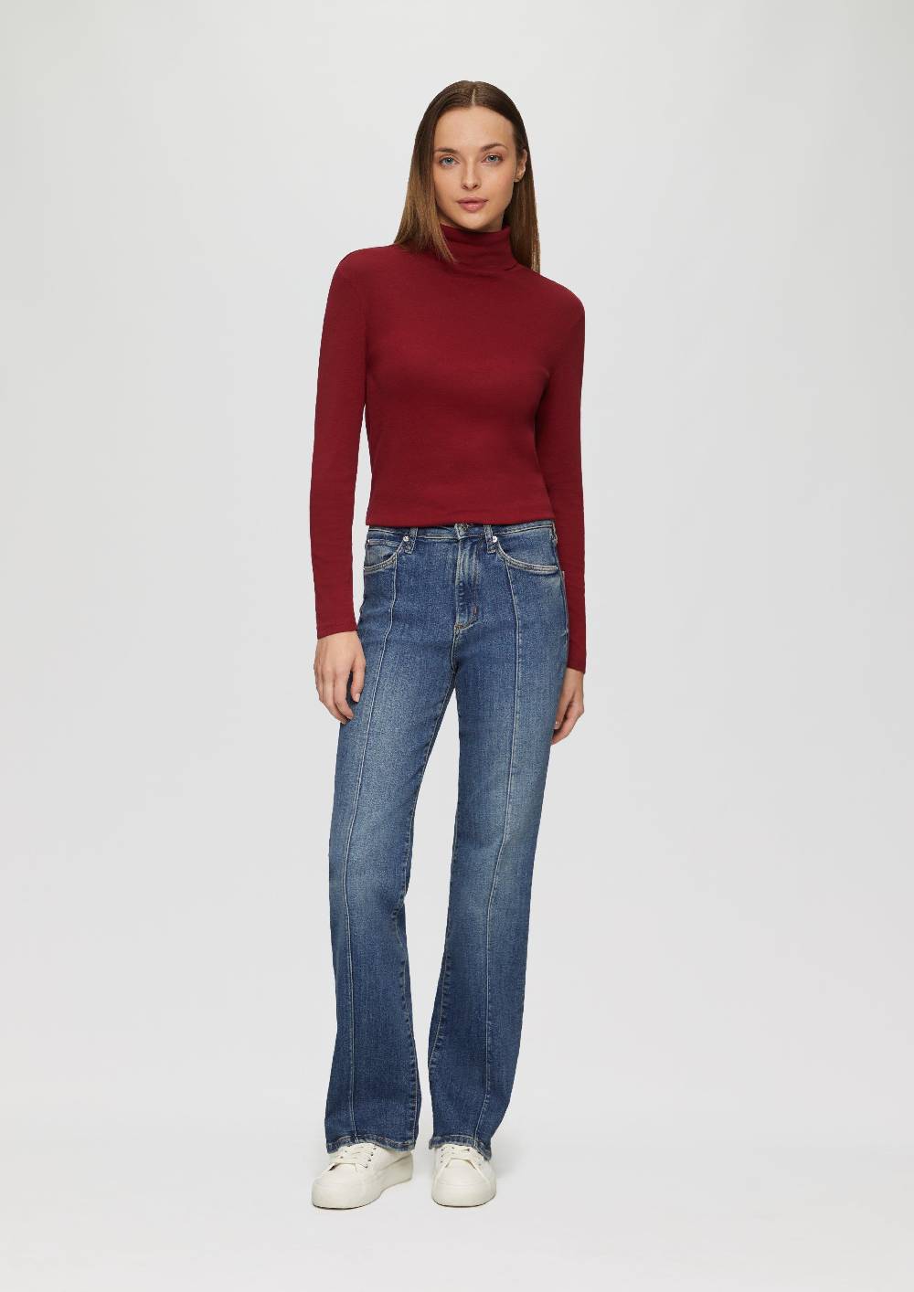 s.Oliver Jeans Flare / Slim Fit / Mid Rise / Flared Leg / mit Nahtdetail Muttertagsangebot