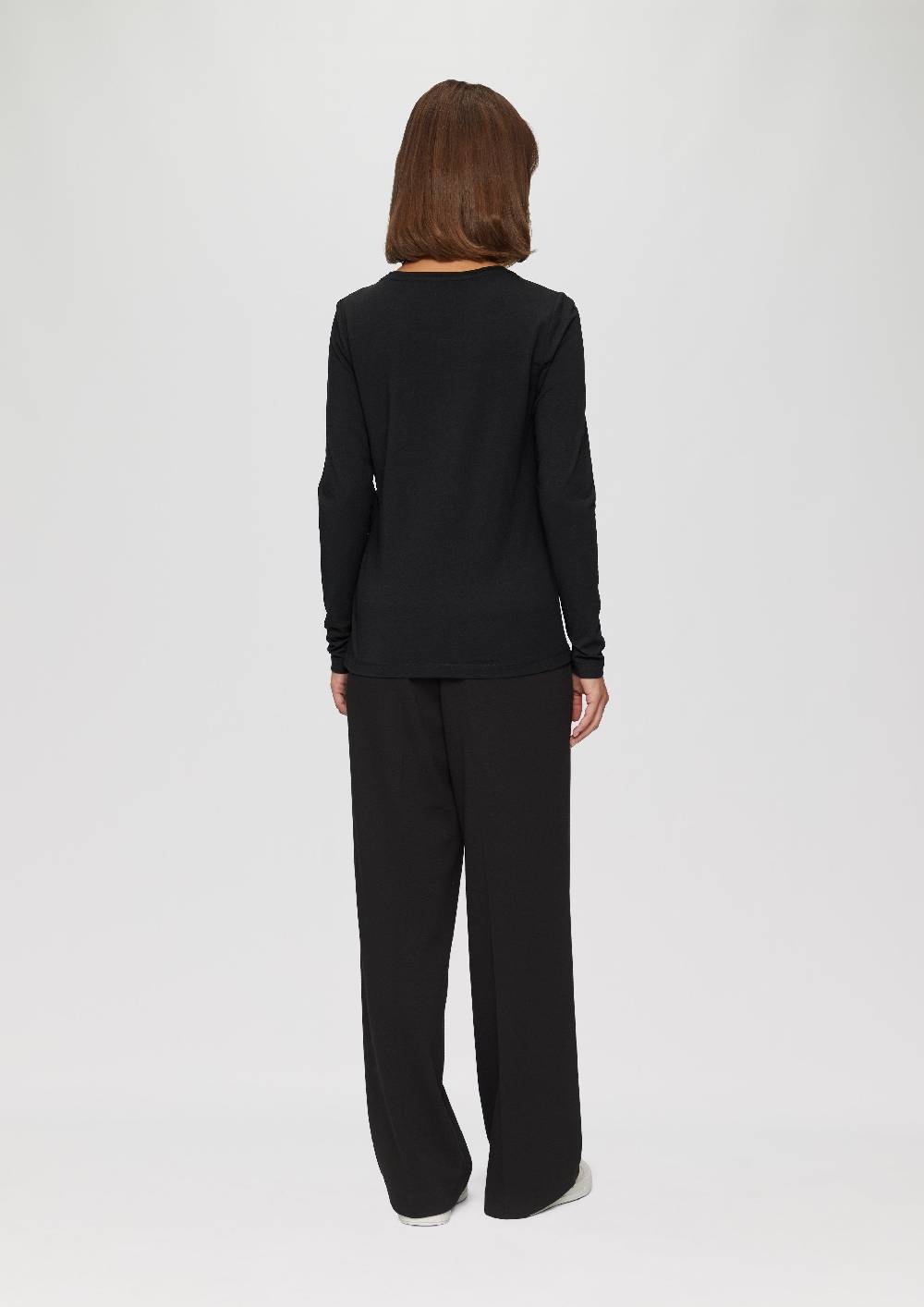 s.Oliver Longsleeve aus Baumwollstretch Jubiläumsangebot