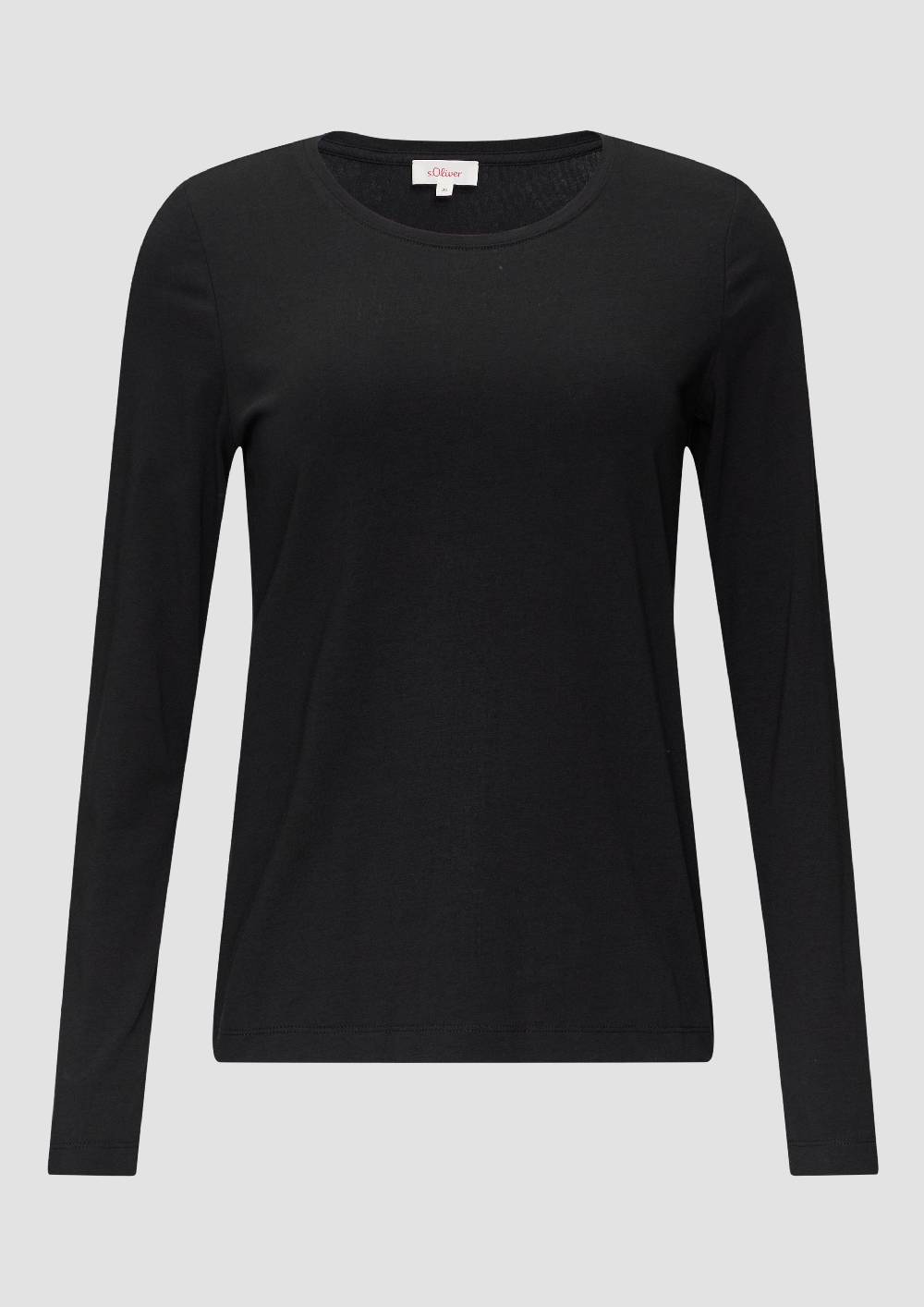 s.Oliver Longsleeve aus Baumwollstretch Jubiläumsangebot