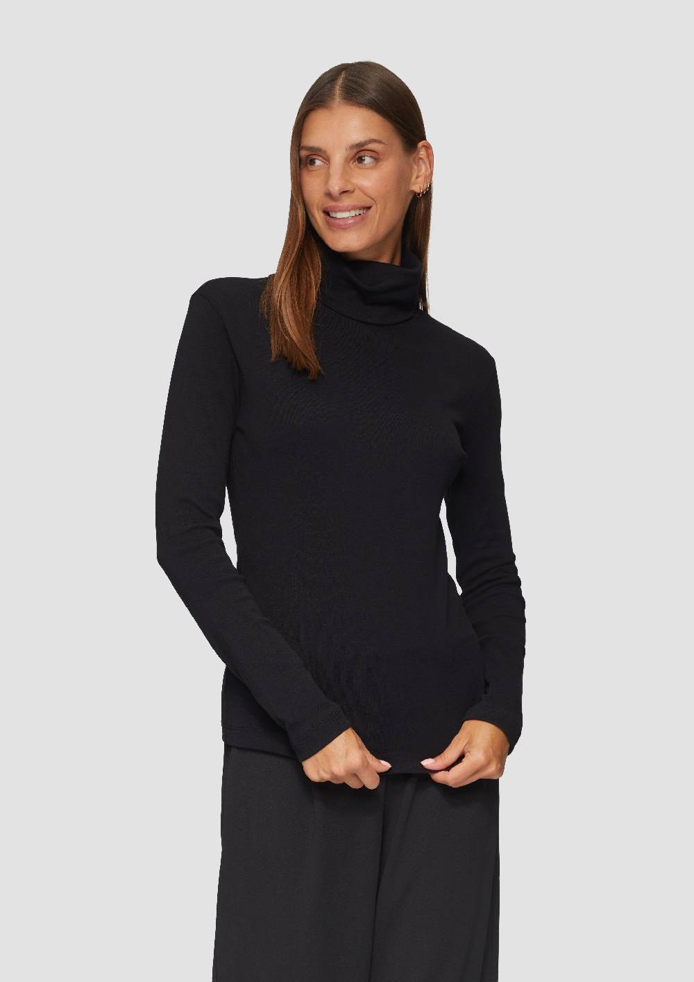s.Oliver Langarmshirt mit Rollkragen Lagerräumung