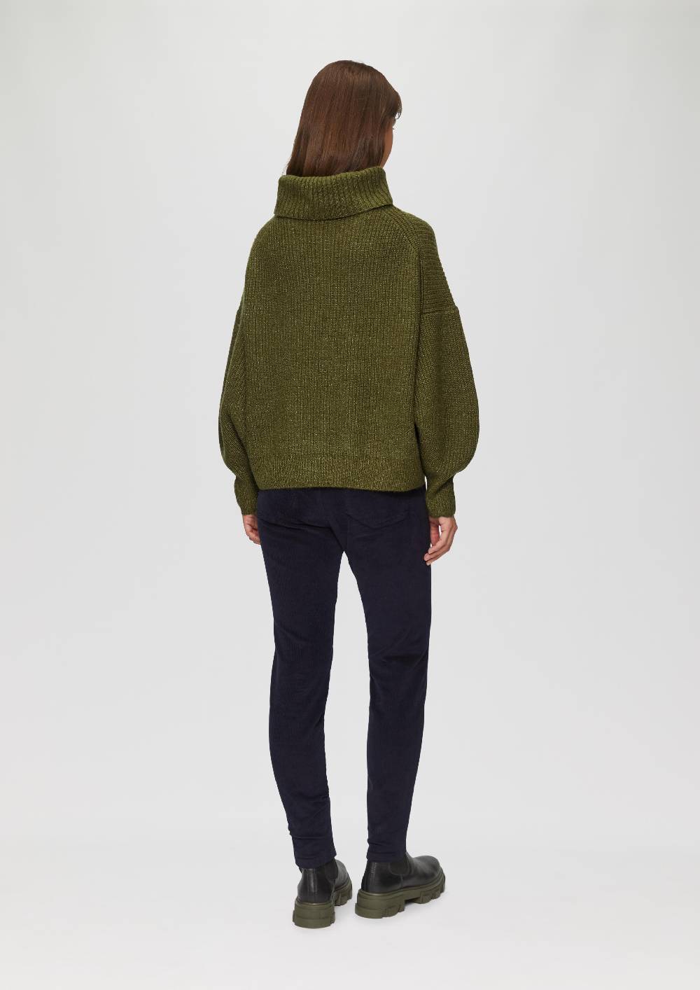 s.Oliver Oversized Rollkragenpullover mit weiten Ärmeln Exklusive Angebote