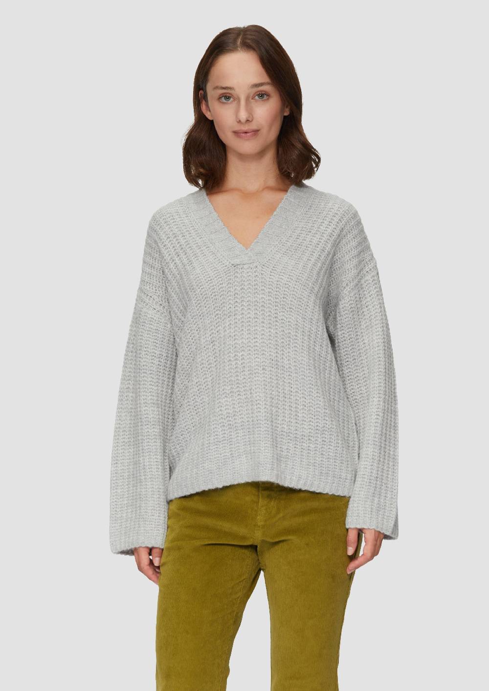 s.Oliver Leichter Wollpullover im Relaxed Fit Saisonale Angebote