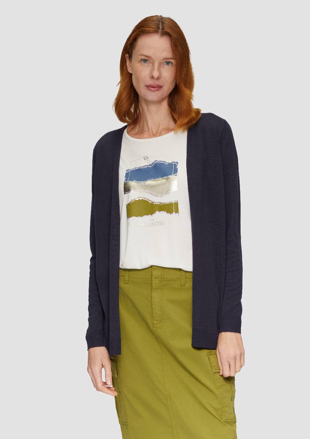s.Oliver Cardigan aus Viskose-Baumwollmix Sonderangebote