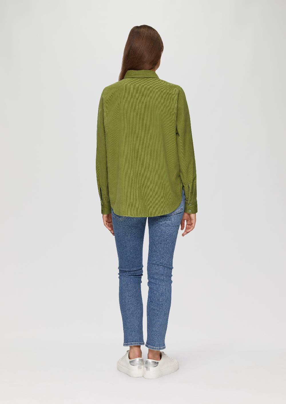 s.Oliver Cordbluse im Relaxed Fit mit Naht-Details VIP-Rabatte