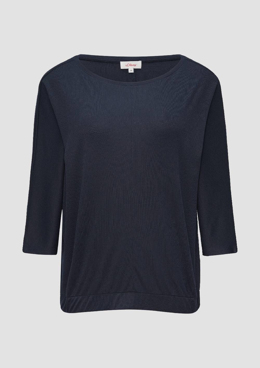 s.Oliver O-Shape-Shirt mit Fledermausarm Tiefpreis