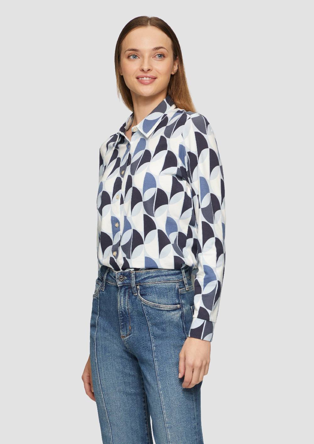 s.Oliver Hemdbluse aus Jersey Letzte 2 Tage