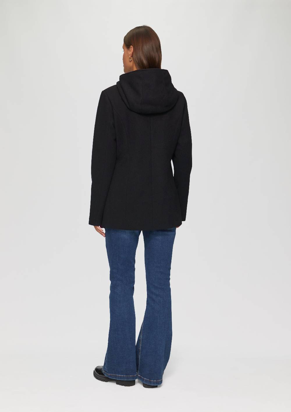 s.Oliver Jacke mit Kapuze in Wolloptik Bis zu 60% Rabatt