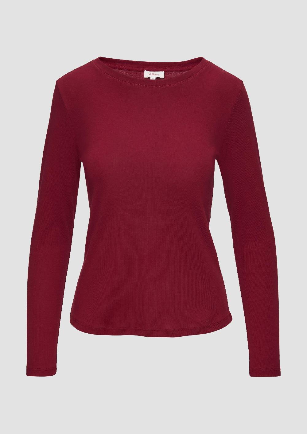 s.Oliver Langarm-Shirt im Slim Fit Sonderangebot der Fabrik