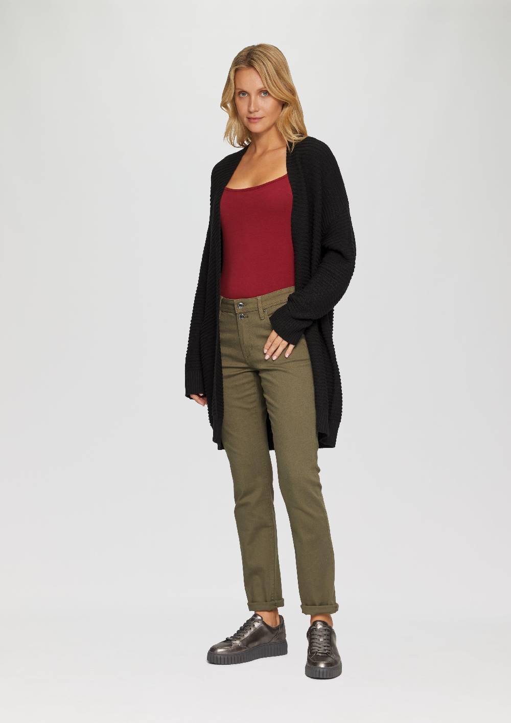 s.Oliver Strickjacke im Oversize-Look mit Ottoman-Struktur Nur noch ein Tag übrig