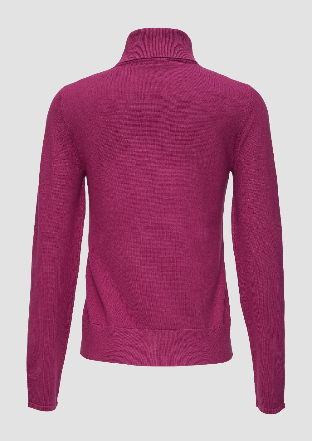 s.Oliver Feiner Rollkragenpullover aus Viskosemix Super Rabatt