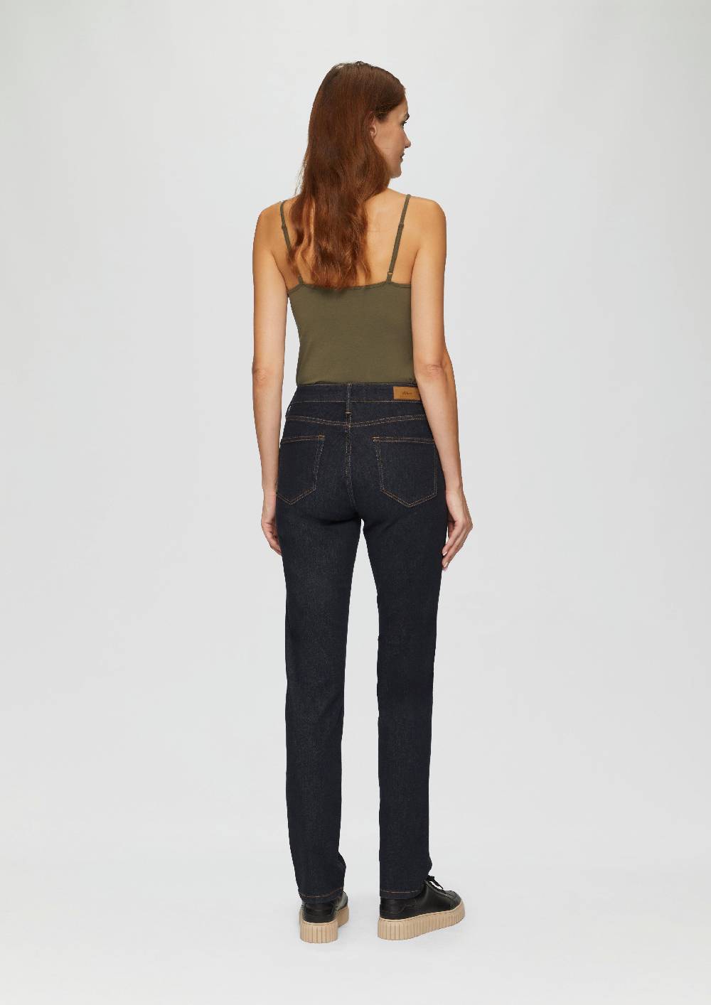 s.Oliver Jeans Betsy / Slim Fit / Mid Rise / Slim Leg / Rinsed Washed Riesige Rabatte