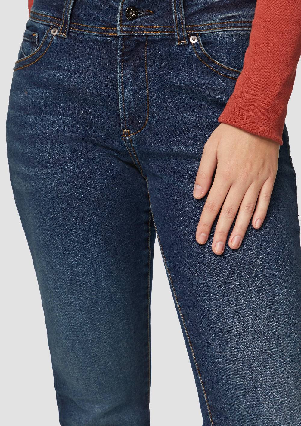 s.Oliver Jeans Catie / Slim Fit / Mid Rise / Bootcut Leg Clearance-Verkauf