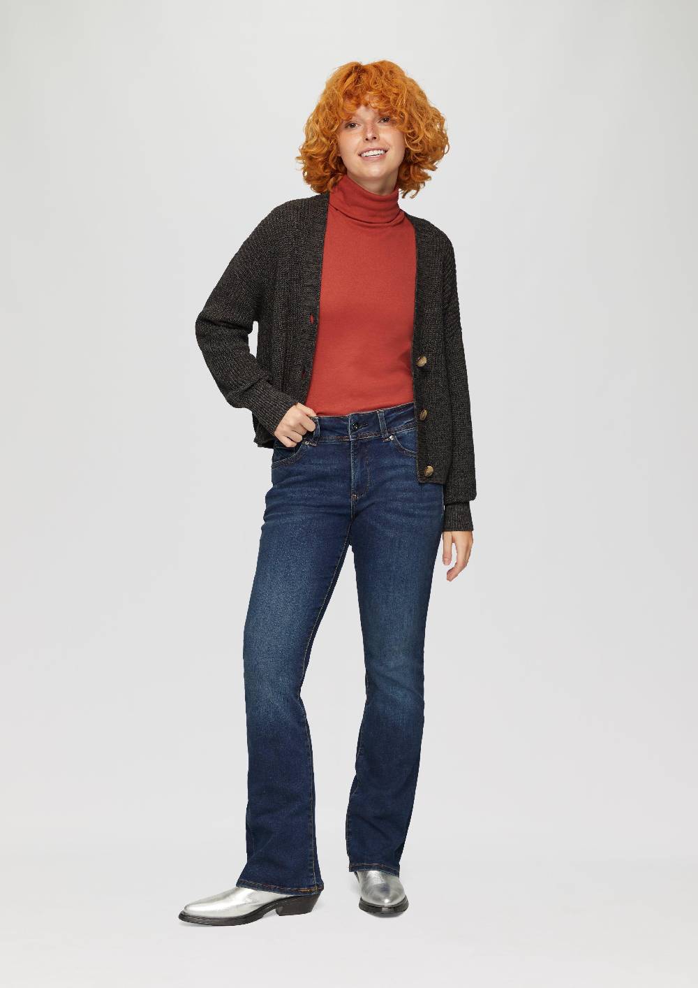 s.Oliver Jeans Catie / Slim Fit / Mid Rise / Bootcut Leg Clearance-Verkauf