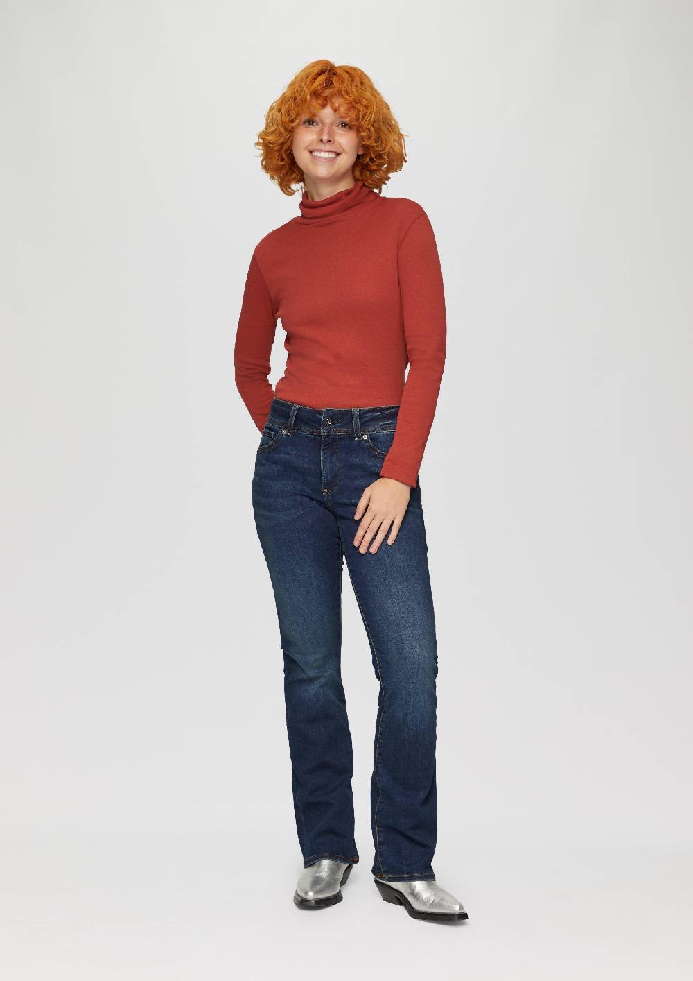 s.Oliver Jeans Catie / Slim Fit / Mid Rise / Bootcut Leg Clearance-Verkauf