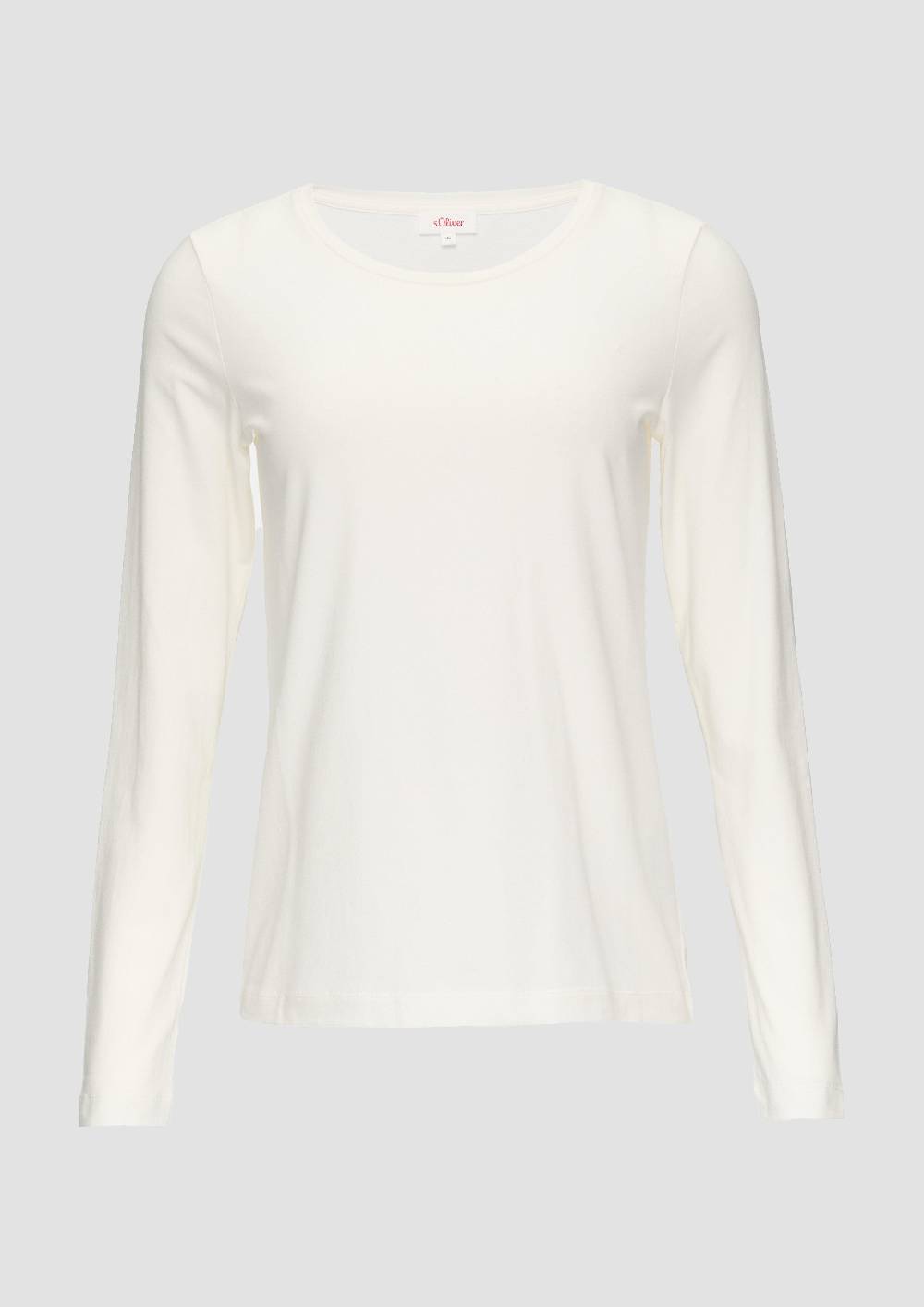 s.Oliver Longsleeve aus Baumwollstretch Kostenloser Versand international