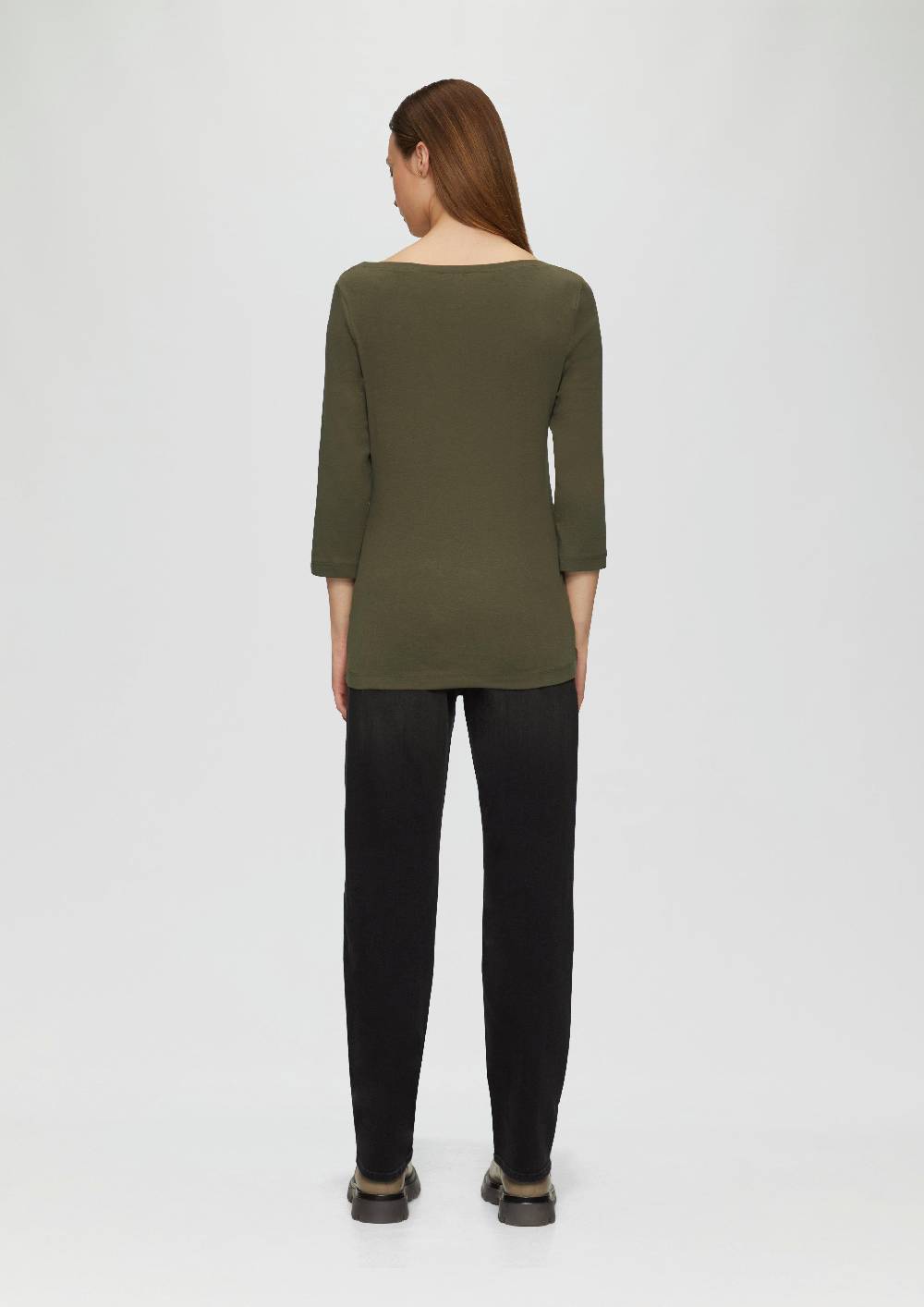s.Oliver T-Shirt mit 3/4-Arm und U-Boot Ausschnitt zollfrei