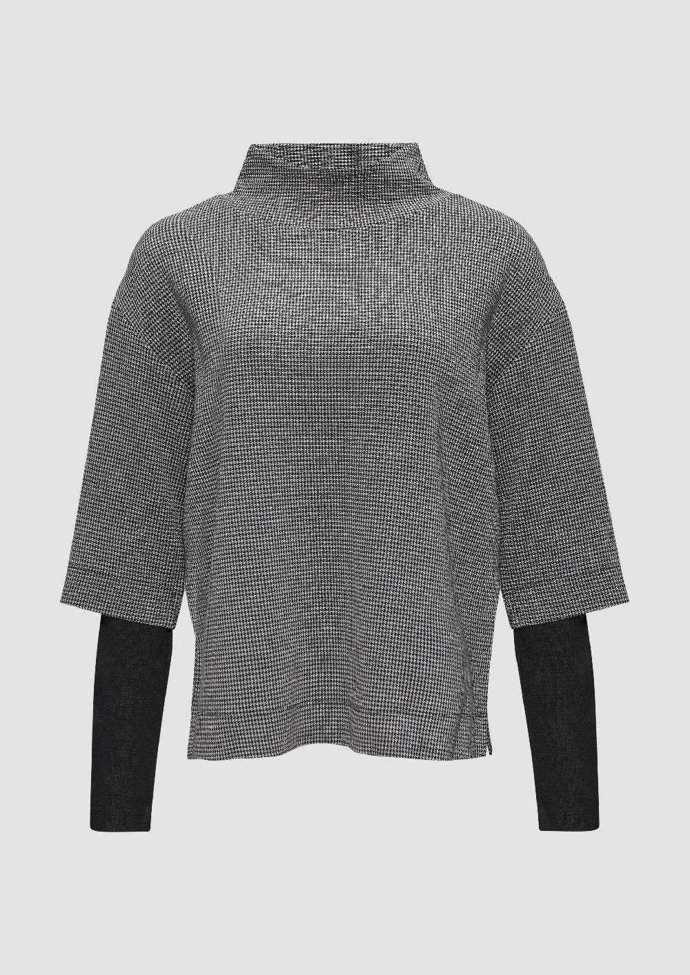 s.Oliver Relaxtes Sweatshirt im Layering-Look 2025