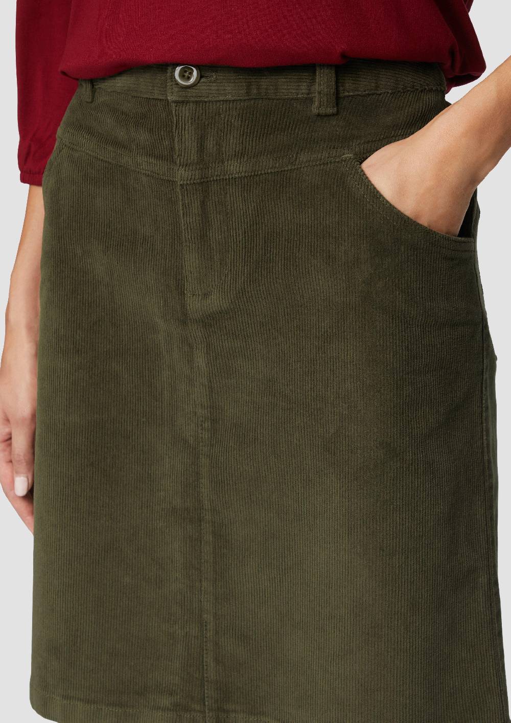 s.Oliver Cordrock mit Sattelbund Outlet