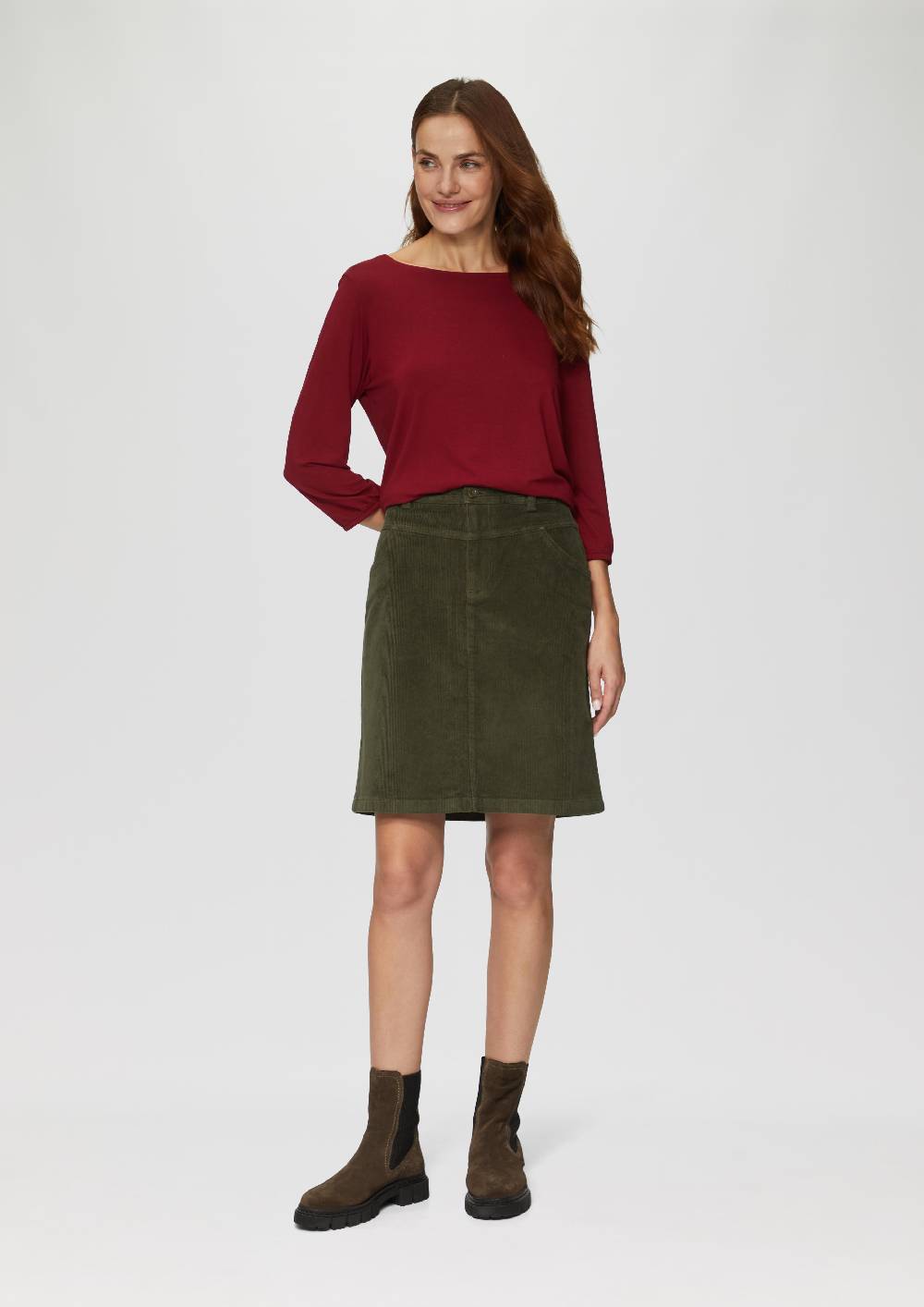 s.Oliver Cordrock mit Sattelbund Outlet