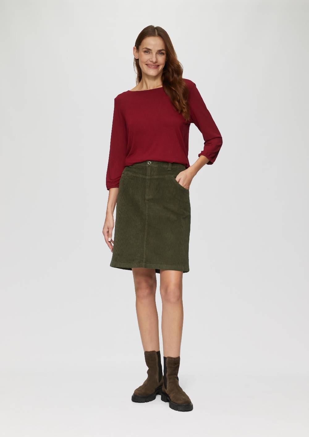 s.Oliver Cordrock mit Sattelbund Outlet