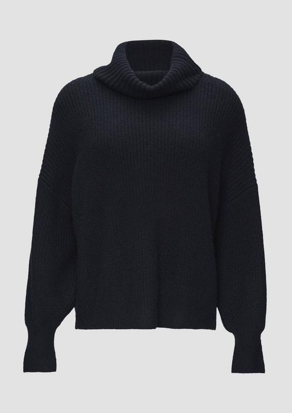 s.Oliver Oversized Rollkragenpullover mit weiten Ärmeln
