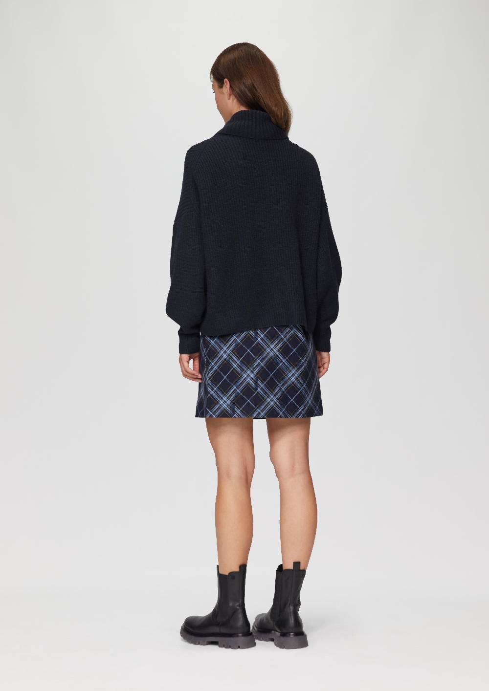 s.Oliver Oversized Rollkragenpullover mit weiten Ärmeln Verkauf