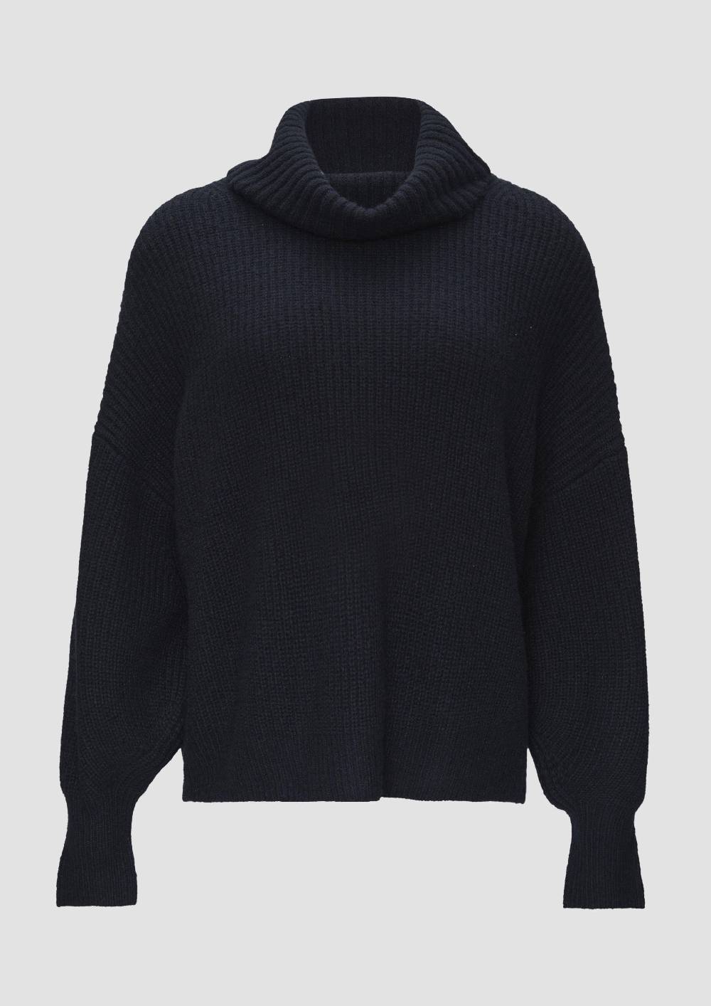 s.Oliver Oversized Rollkragenpullover mit weiten Ärmeln Verkauf