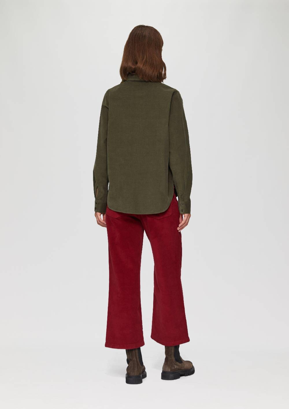 s.Oliver Cordbluse im Relaxed Fit mit Naht-Details Angebote