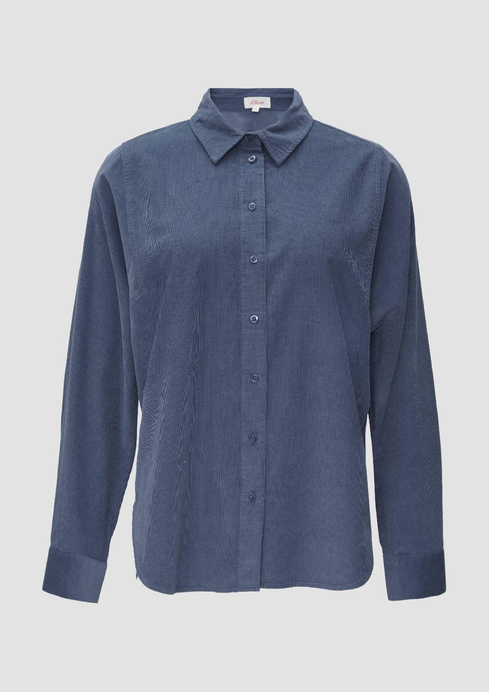 s.Oliver Cordbluse im Relaxed Fit mit Naht-Details Hotsell