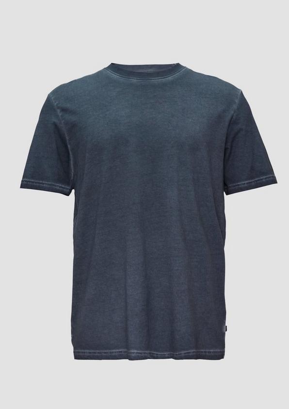 s.Oliver Gewaschenes T-Shirt mit Rundhalsausschnitt