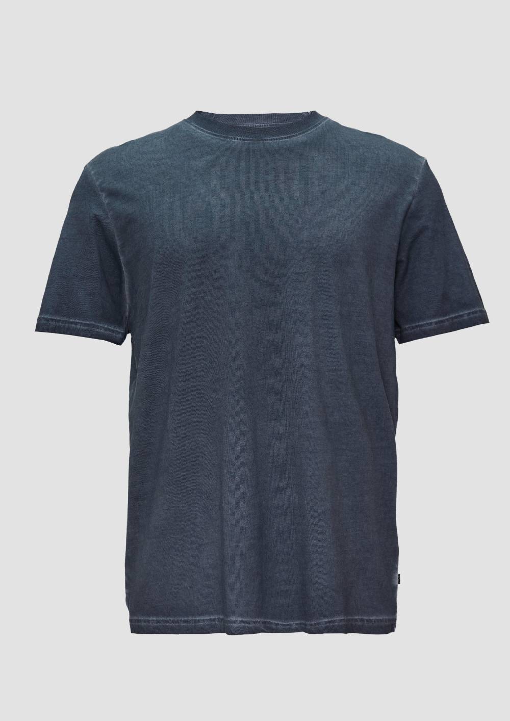 s.Oliver Gewaschenes T-Shirt mit Rundhalsausschnitt Günstiger Verkauf