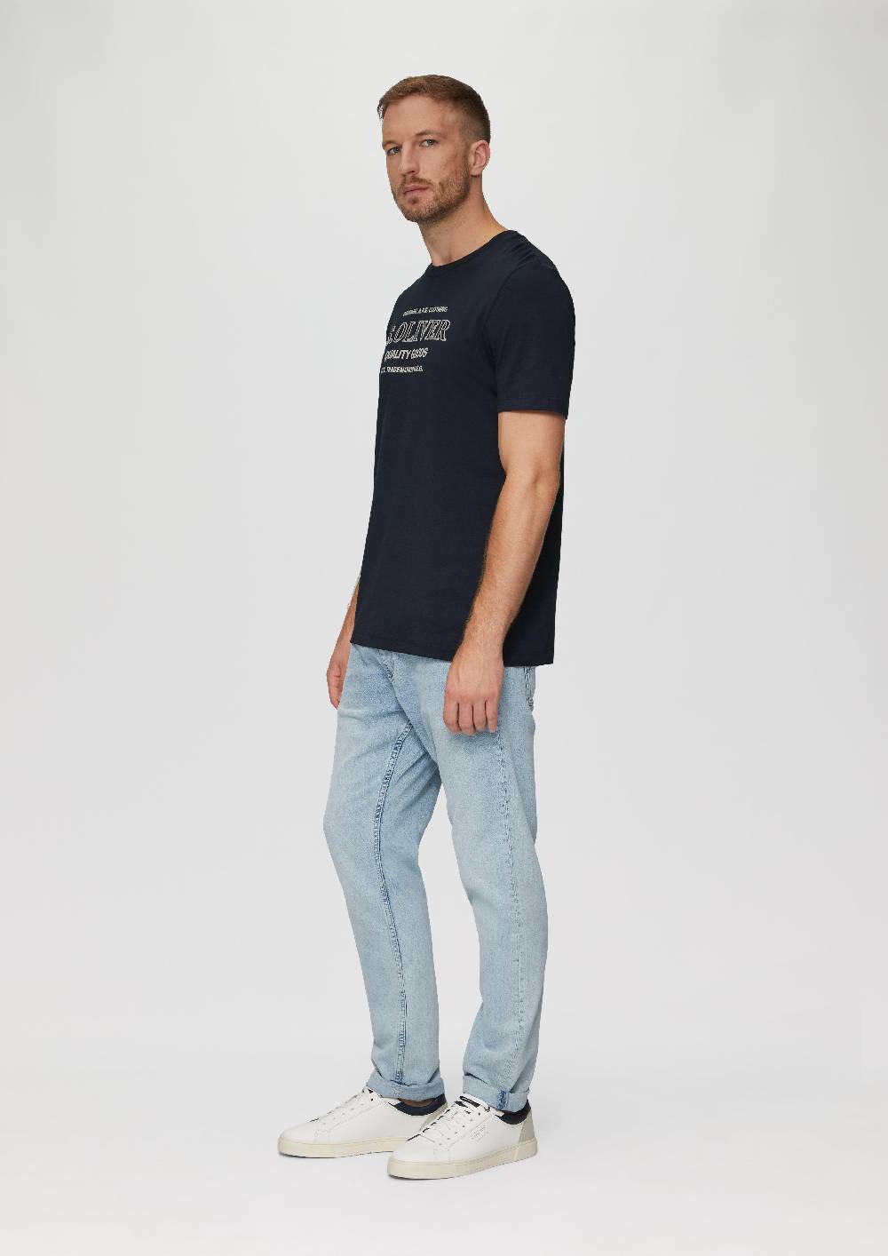 s.Oliver T-Shirt mit Logo-Motiven aus reiner Baumwolle Meist gekauft