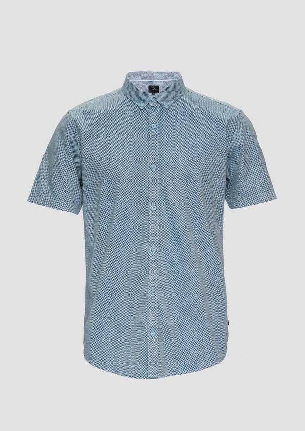 s.Oliver Regular: Kurzarmhemd mit All-over-Print