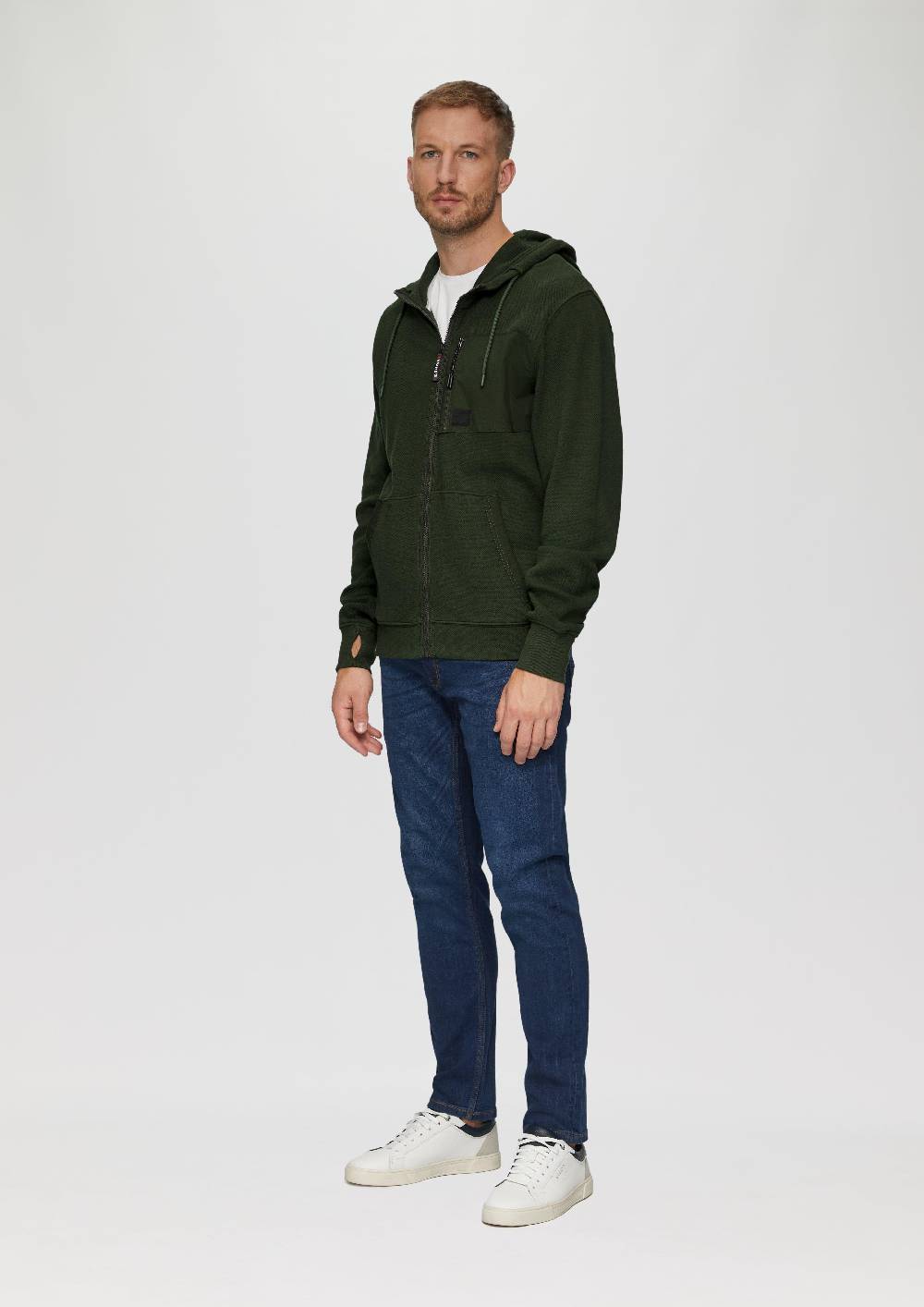 s.Oliver Weiche Sweatshirt-Jacke mit Kapuze Fabrikpreis
