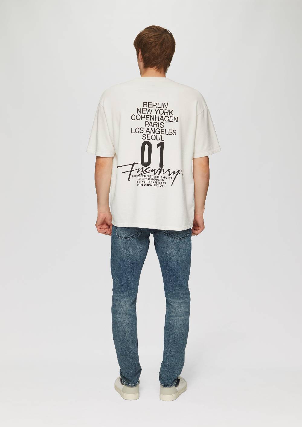 s.Oliver Sweatshirt im Loose Fit mit Front- und Rückenprint Sonderangebot