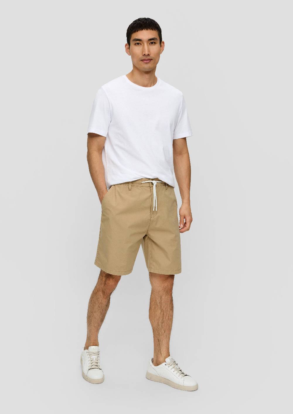s.Oliver Chino-Shorts im Relaxed Fit mit Elastikbund Günstig kaufen