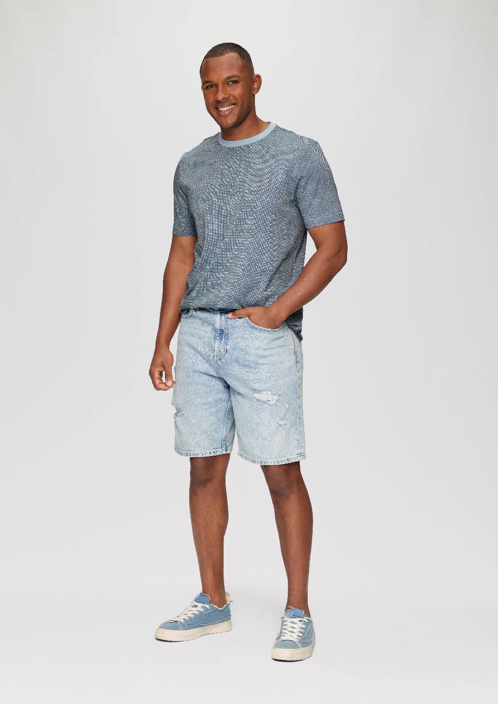 s.Oliver T-Shirt mit All-over-Print Flash Sale