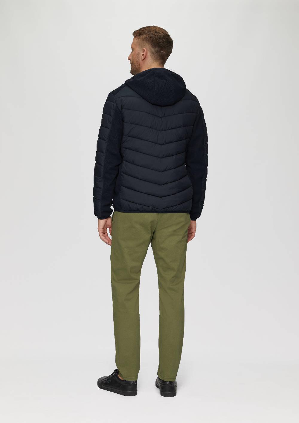 s.Oliver Pufferjacke im Fabricmix mit Kontrast-Details Cyber Monday