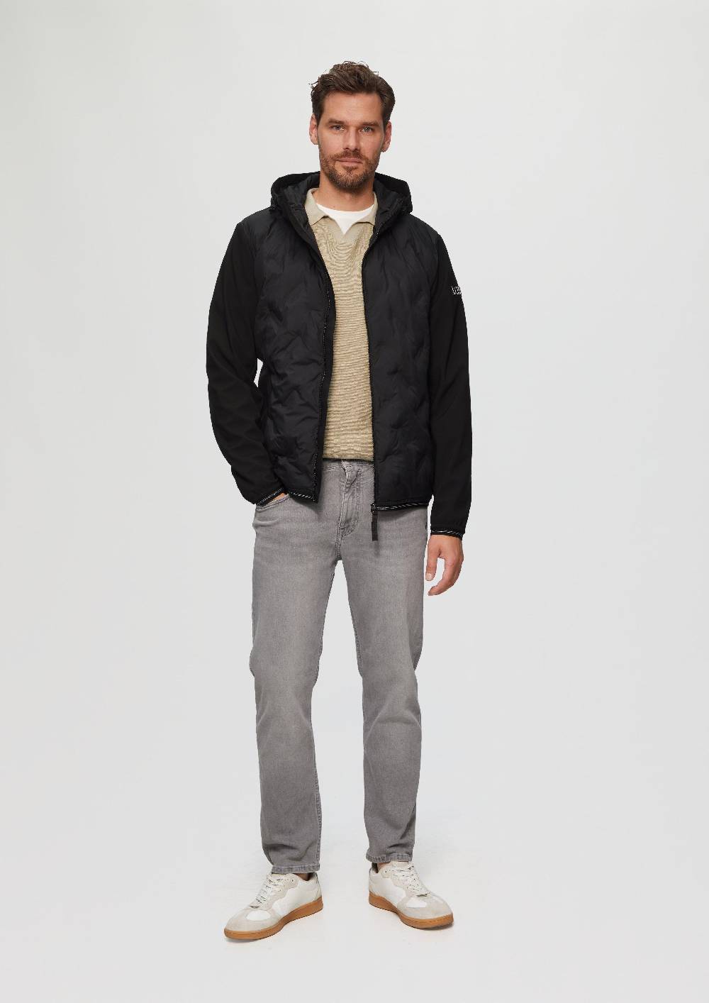 s.Oliver Leichte Steppjacke im Fabricmix Blitzangebot