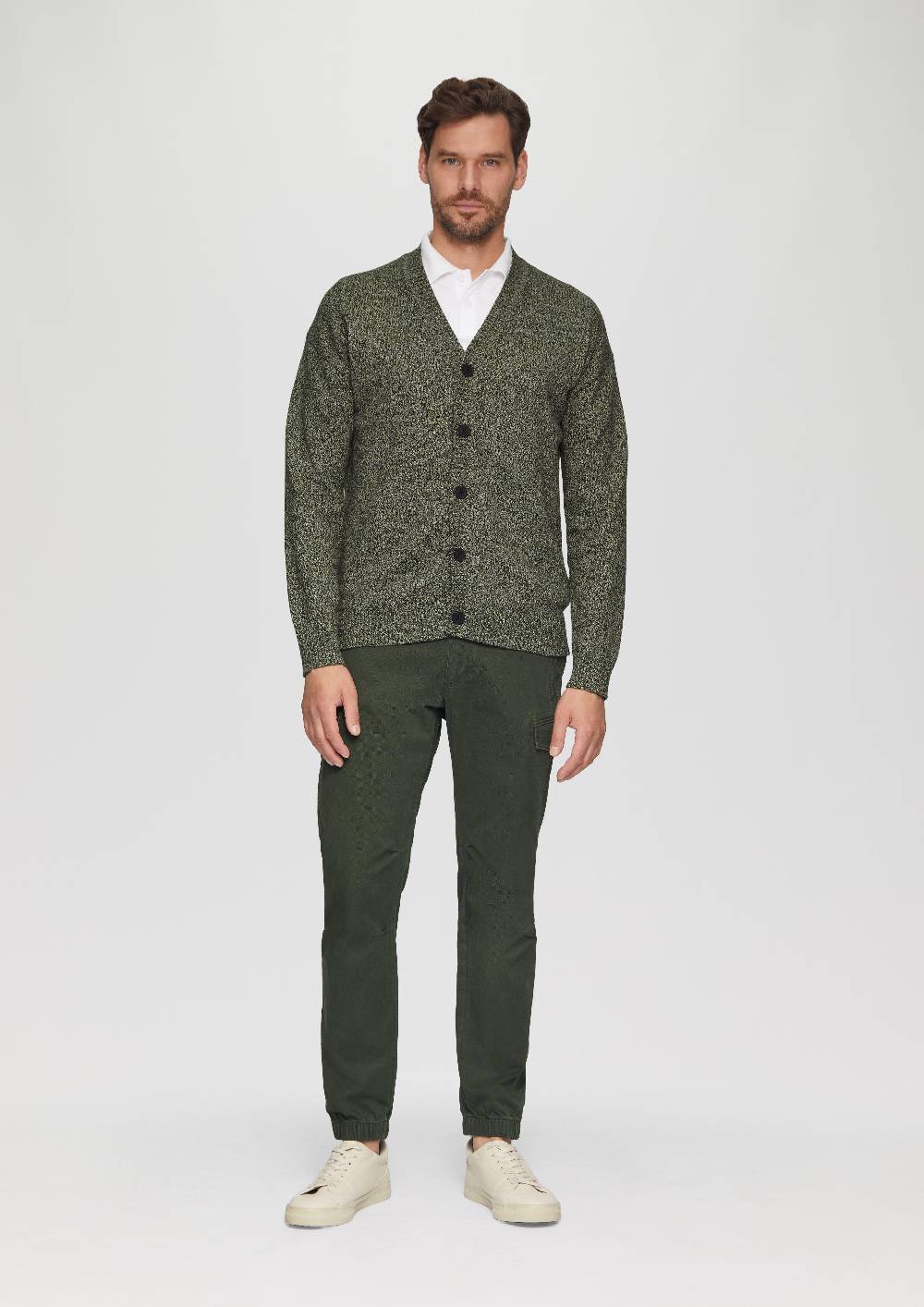 s.Oliver Strickcardigan mit V-Ausschnitt in Bicolor-Optik Tägliche Deals