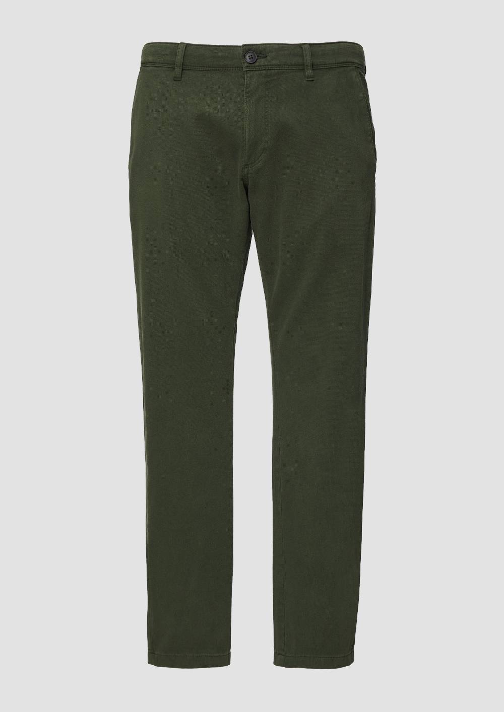 s.Oliver Regular Fit: Strukturierte Chino aus Baumwollstretch Sonderangebote